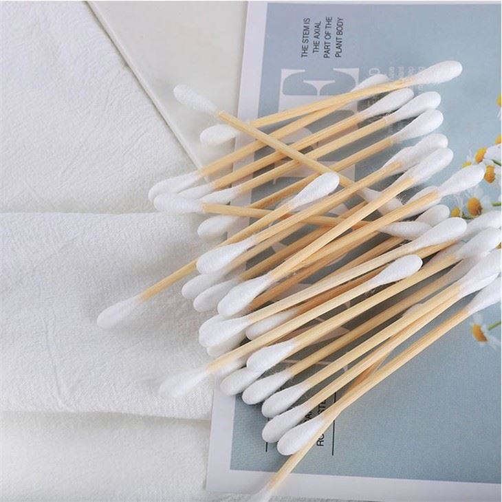 eco friendly natural bamboo cotton buds